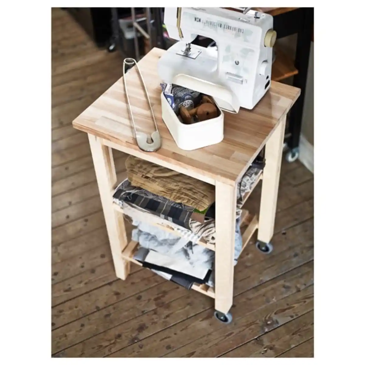 Bild 3 von BEKVÄM Servierwagen, Birke, 58x50 cm