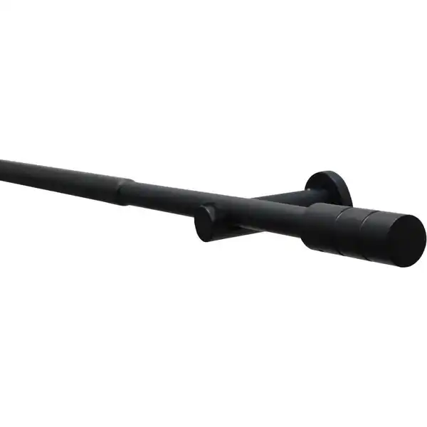 Bild 1 von Gardinia Gardinenstangen-Set Kreta Zylinder Ø 16/19 mm 120 cm - 210 cm Schwarz