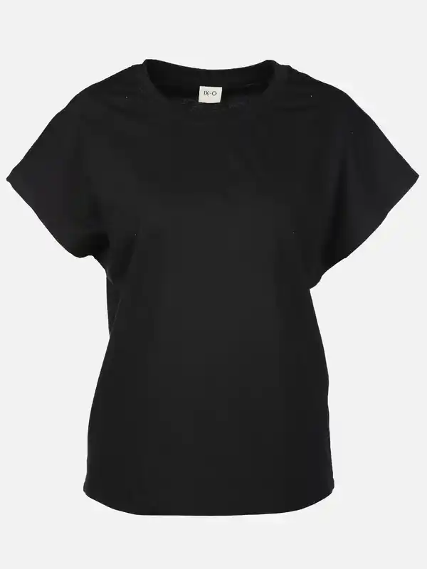Bild 1 von Damen Shirt mit abgeschrägten Ärmeln Schwarz