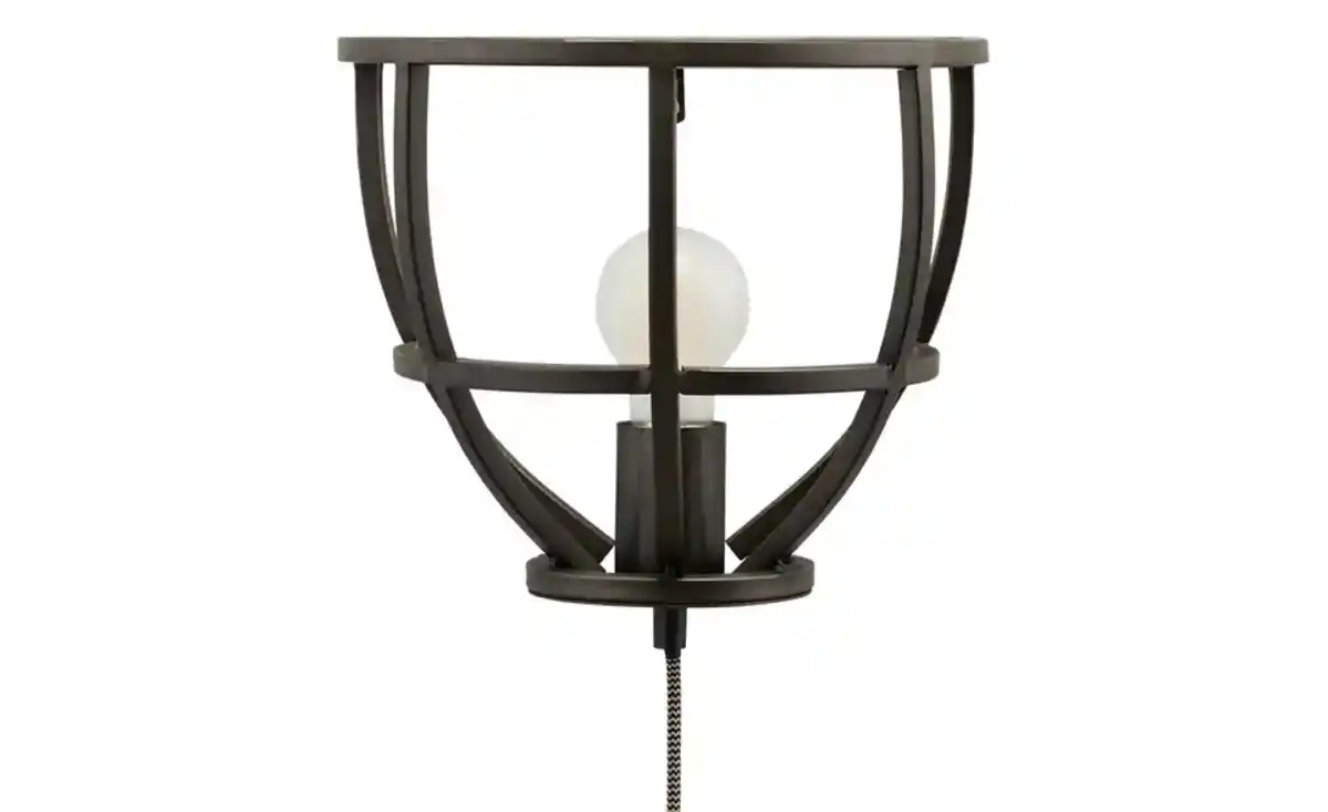 Bild 4 von Wandleuchte, 1-flammig, Metall schwarz