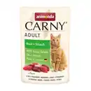 Bild 1 von animonda Carny Nassfutter Katze Adult Rind und Strauß 12x85 g