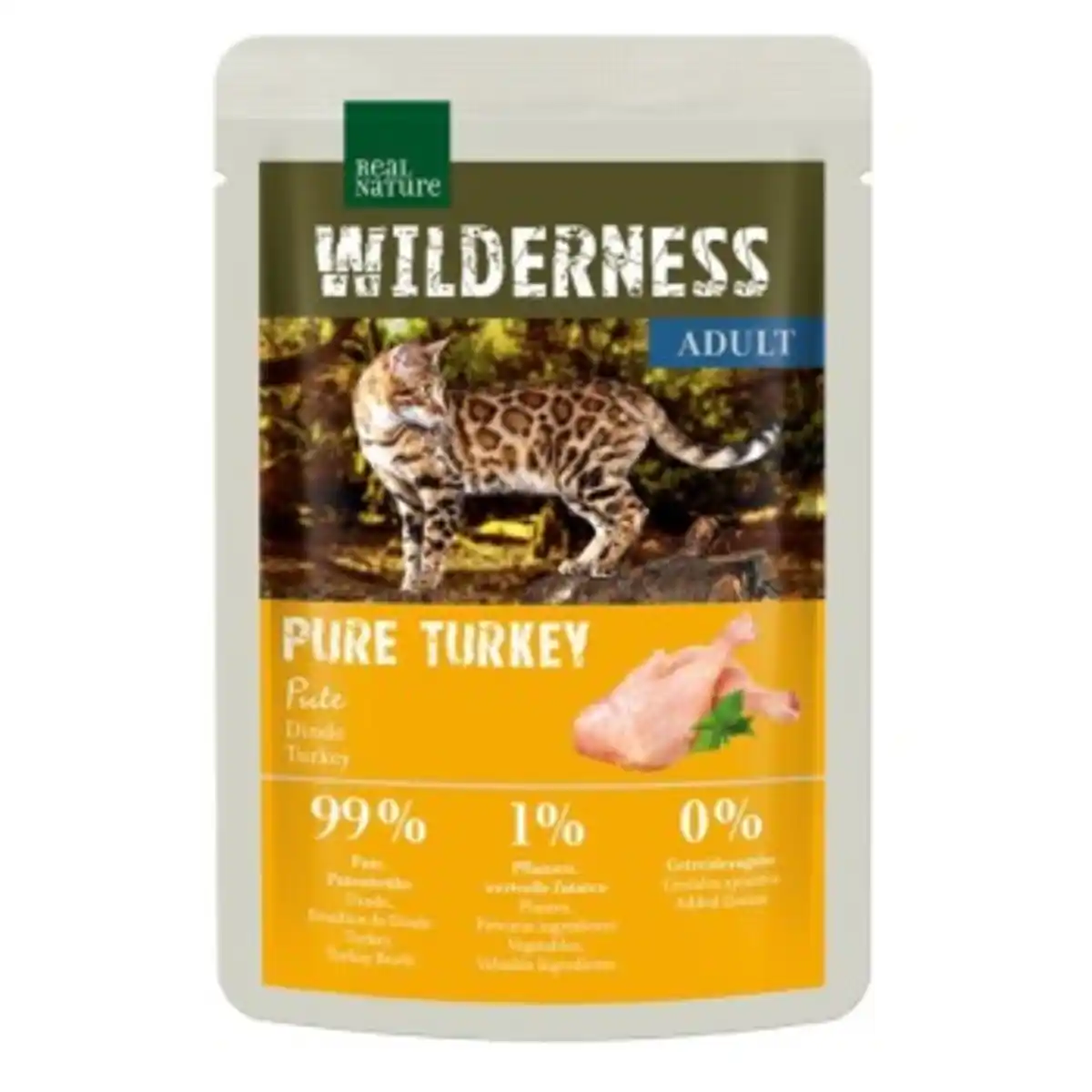 Bild 1 von REAL NATURE WILDERNESS Nassfutter Katze, Adult Pure Turkey 12x85 g