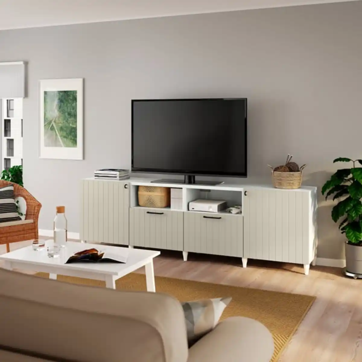 Bild 4 von SUTTERVIKEN Tür, graubeige, 60x64 cm