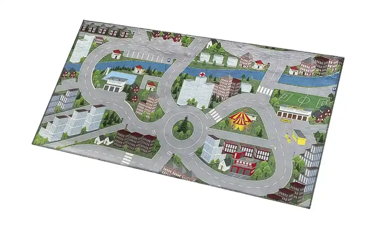 Bild 3 von KJUT Straßenteppich Spielteppich