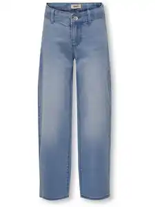 Mädchen Wide Fit Jeans KOGSYLVIE Blau
