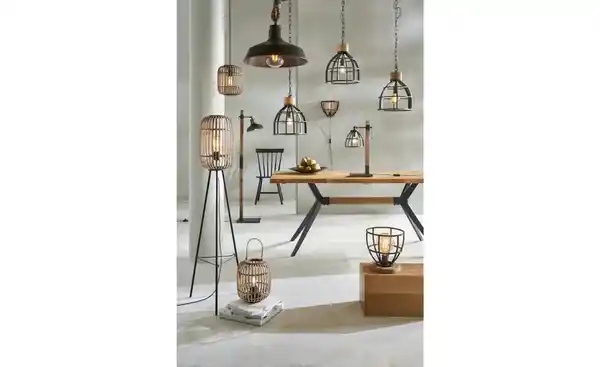 Bild 3 von Wandleuchte, 1-flammig, Metall schwarz