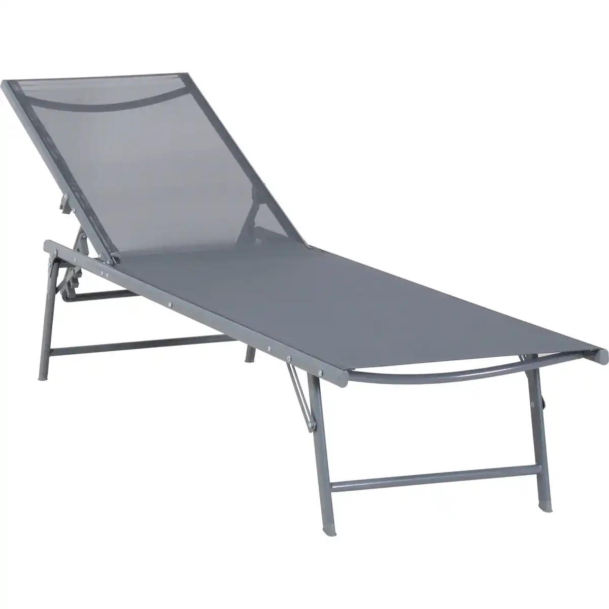 Bild 2 von Sonnenliege Casma Stahl Polyester Grau