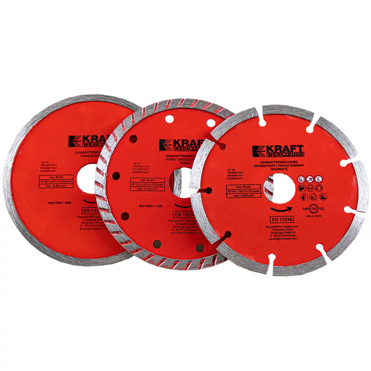 Bild 1 von Diamant-Trennscheiben 10-tlg.