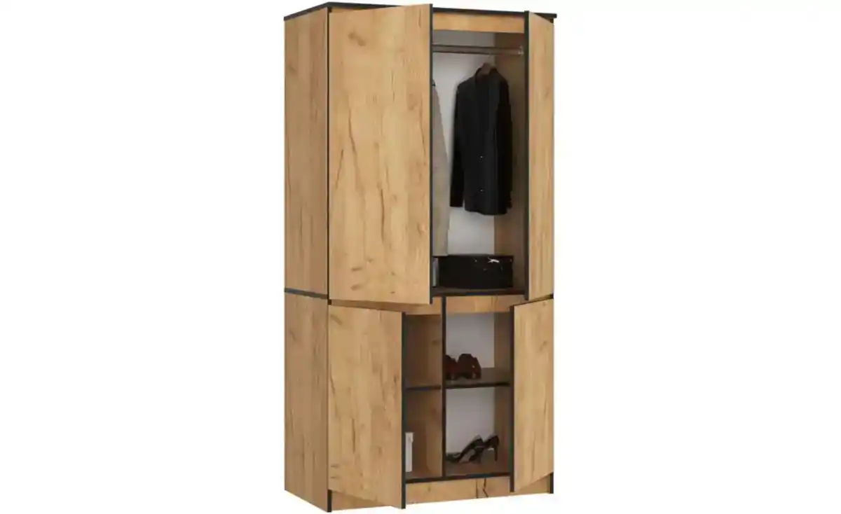 Bild 3 von Drehtürenschrank 90 cm breit Valentina