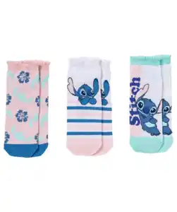 Stitch Lizenz Socken, rosa