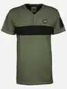 Bild 1 von Herren Henleyshirt im Used Look Oliv