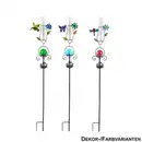 Bild 1 von Solar Gartenstecker in verschiedenen Designs mit Regenmesser