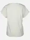 Bild 2 von Damen Shirt mit abgeschrägten Ärmeln Weiß