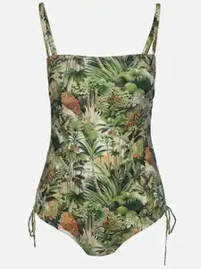 Damen Badeanzug Jungle Grün
