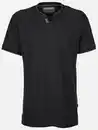 Bild 1 von Herren Henleyshirt in melierter Streifenoptik Schwarz