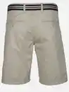 Bild 2 von Herren Chino Bermuda mit Gürtel Weiß