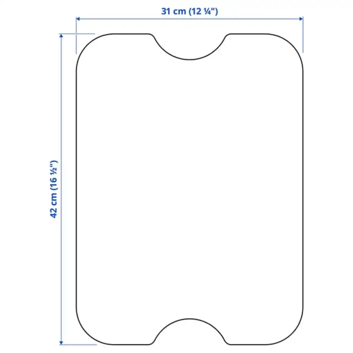 Bild 4 von NORRÅVA Abdeckung, Bambus, 42x31 cm