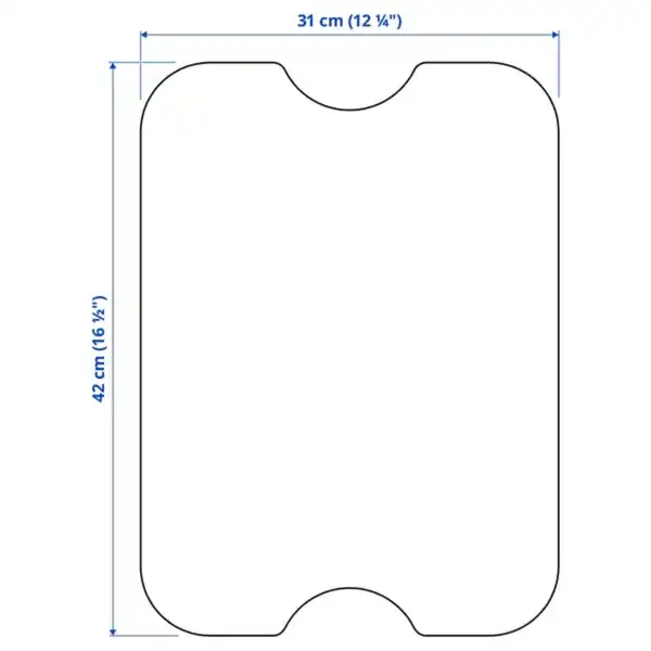 Bild 4 von NORRÅVA Abdeckung, Bambus, 42x31 cm