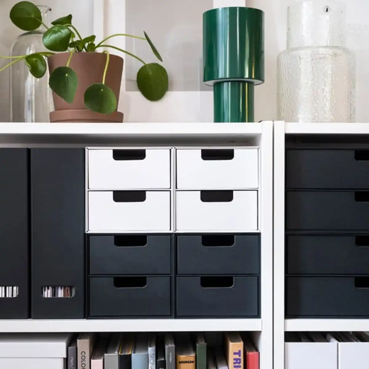 Bild 3 von FJÄDERHARV Minikommode mit 2 Schubladen, weiß, 16x25 cm