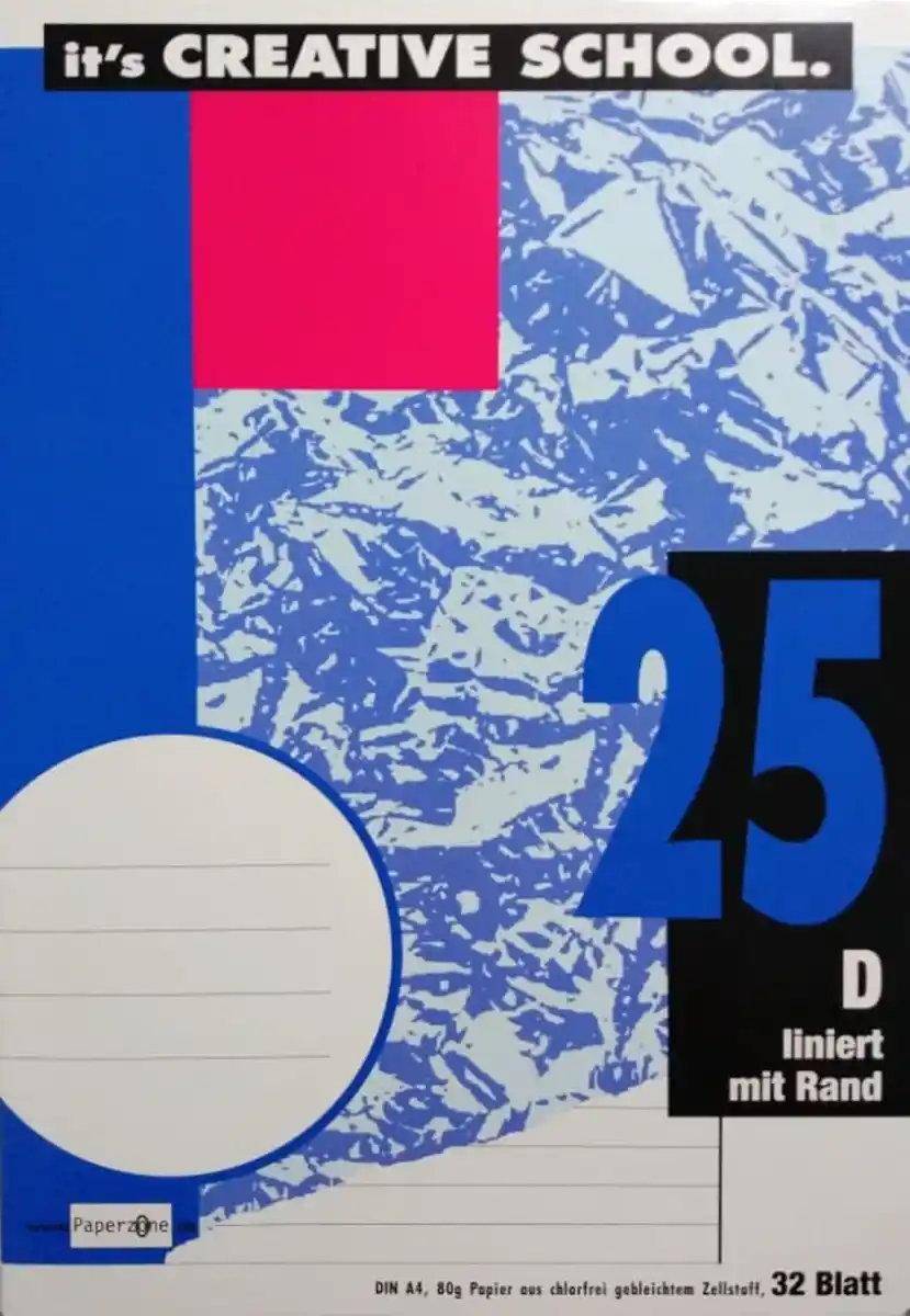 Bild 1 von PAPERZONE Heft A4 Lineatur 25 32 Blatt, 1 Stk
