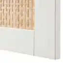 Bild 2 von STUDSVIKEN Tür/Schubladenfront, weiß/geflochtene Pappel, 60x38 cm
