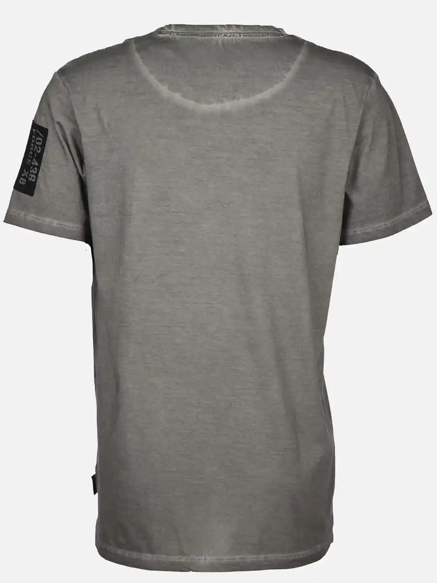 Bild 2 von Herren Henleyshirt im Used Look Grau