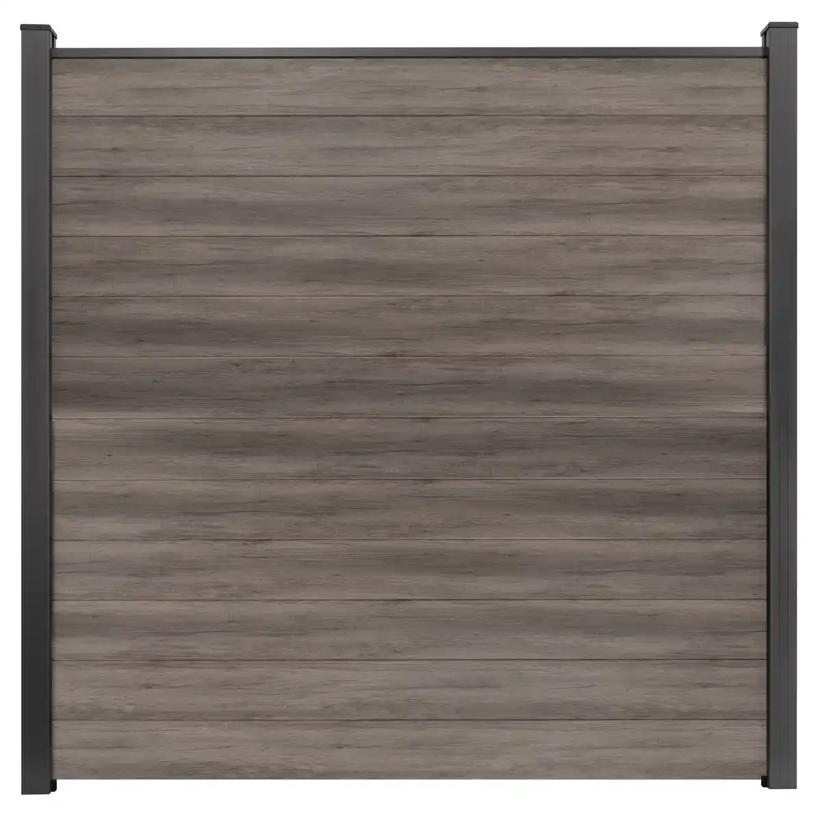 Bild 1 von GroJa Steckzaun 'BasicLine' schmal Stecksystem Eichefarben dunkel 180 x 180 cm