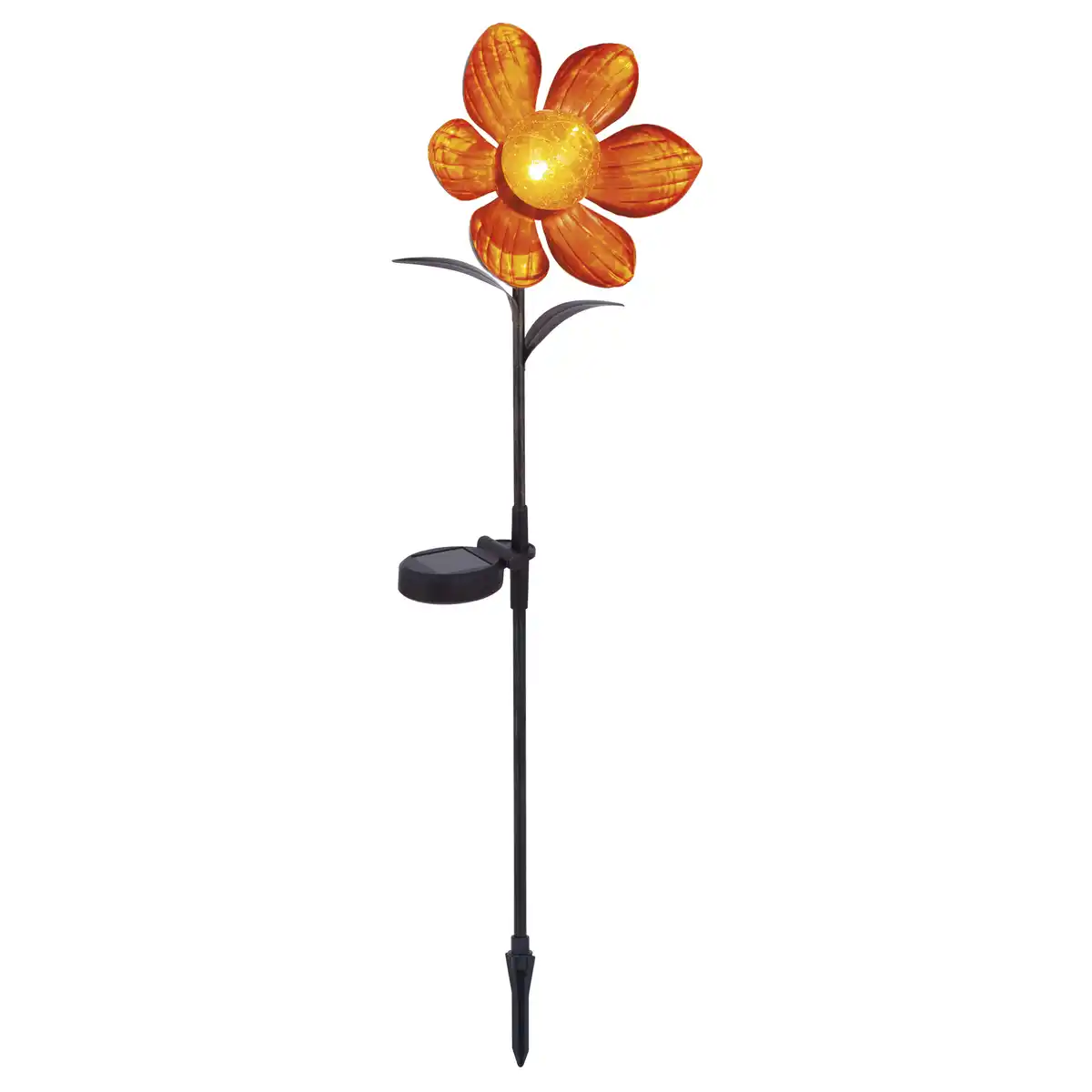 Bild 1 von toom LED-Solarleuchte 'Blüte' orange 71 cm