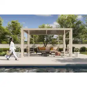 décor et jardin Pergola 'Ambre 1P' naturbelassen 401 x 304 cm
