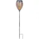 Bild 1 von toom Solarfackel silbern/gold Ø 12,5 x 75,5 cm