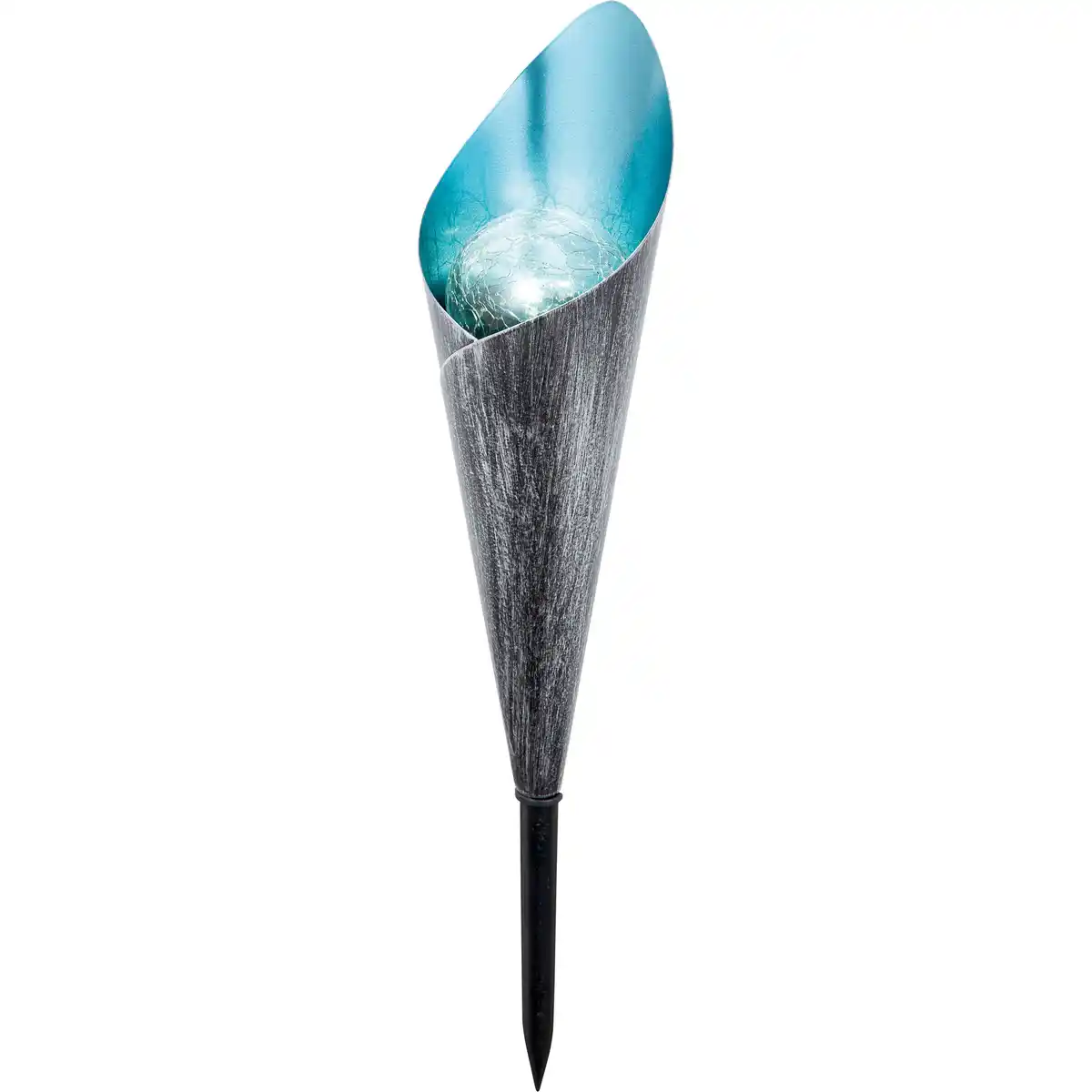 Bild 1 von toom Solarfackel-Set grau/blau 7,5 x 25,5 cm 2-teilig