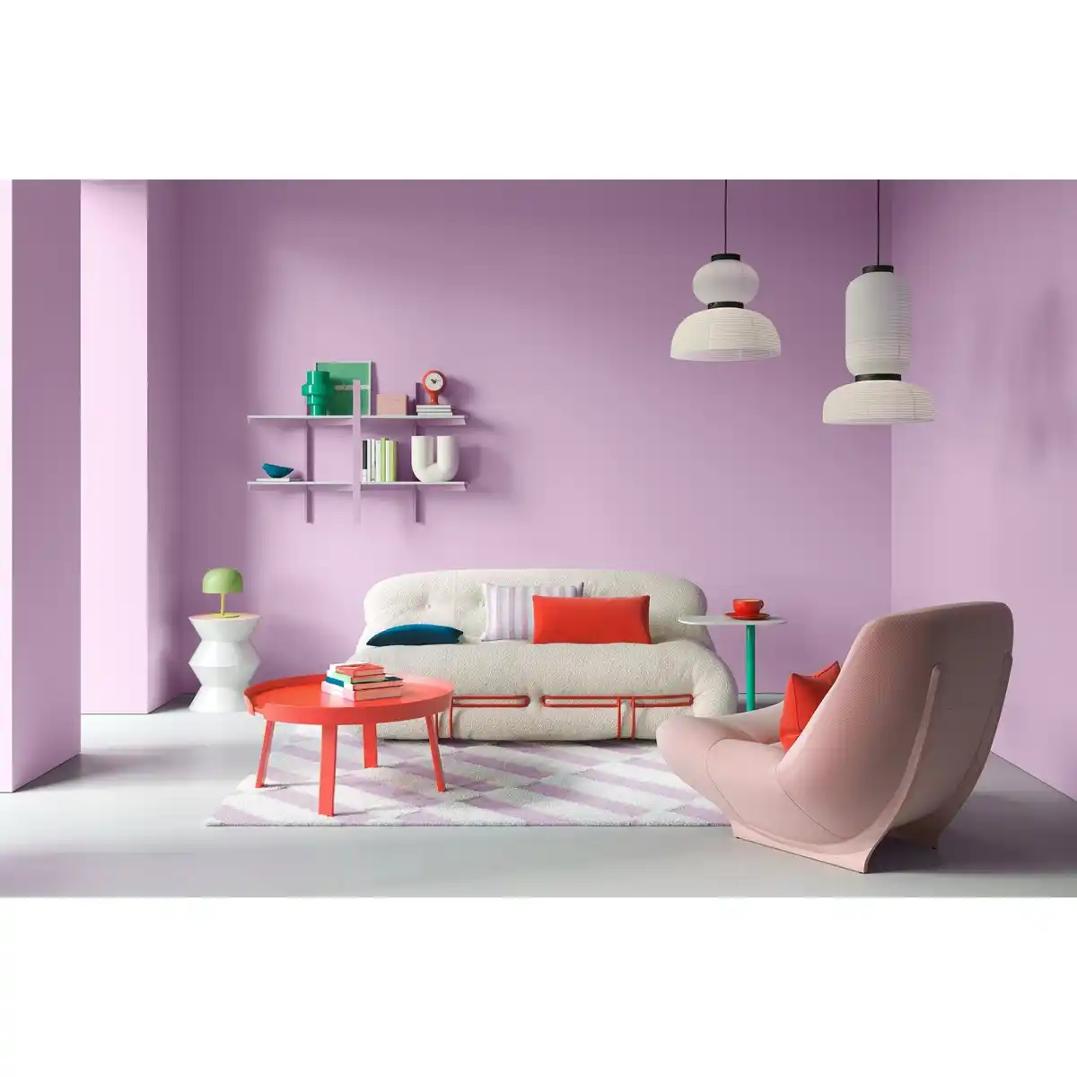 Bild 3 von ALPINA Wandfarbe »PANTONE«, Winsome Orchid, matt, 2,5 l