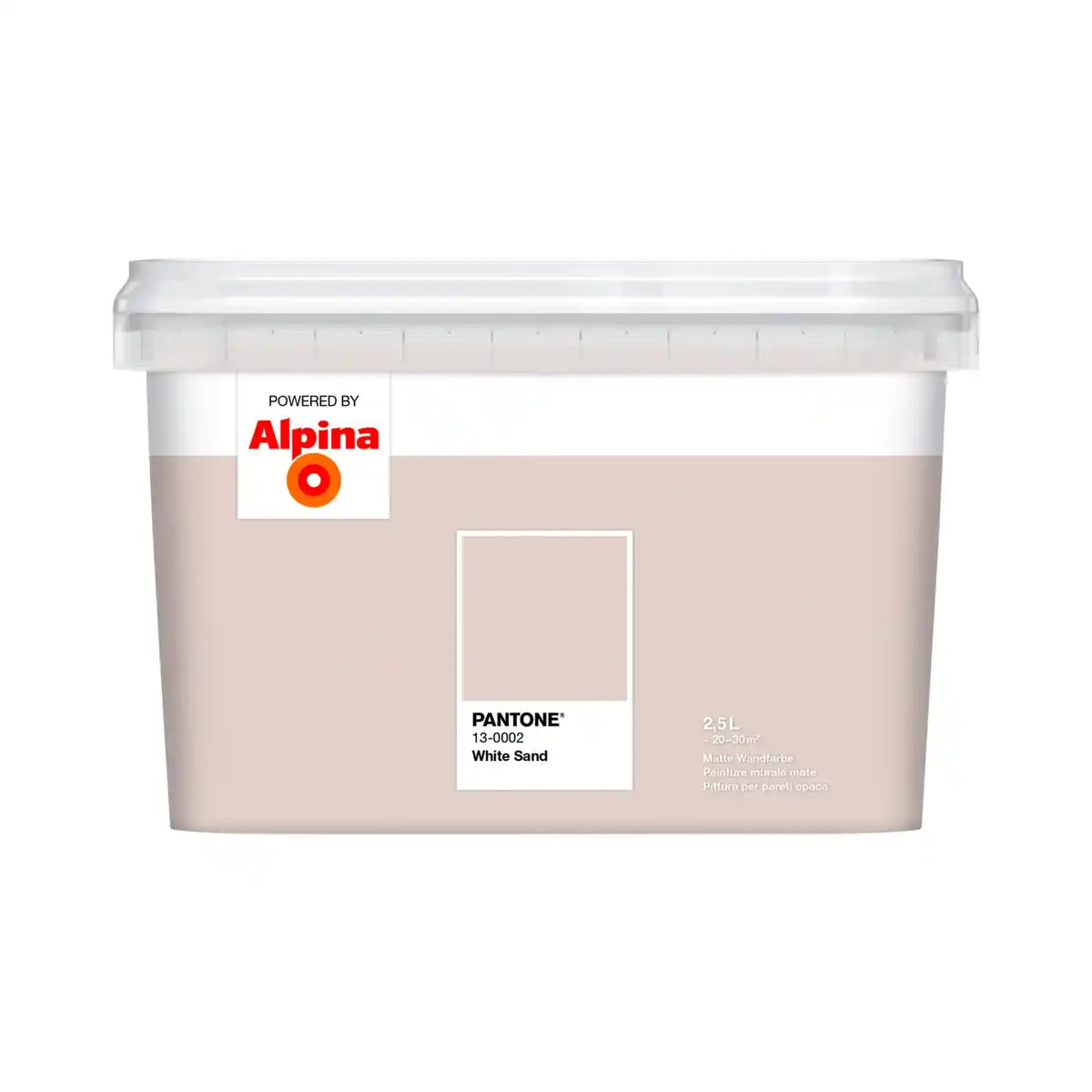 Bild 1 von ALPINA Wandfarbe »PANTONE«, White Sand, matt, 2,5 l