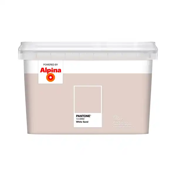 Bild 1 von ALPINA Wandfarbe »PANTONE«, White Sand, matt, 2,5 l