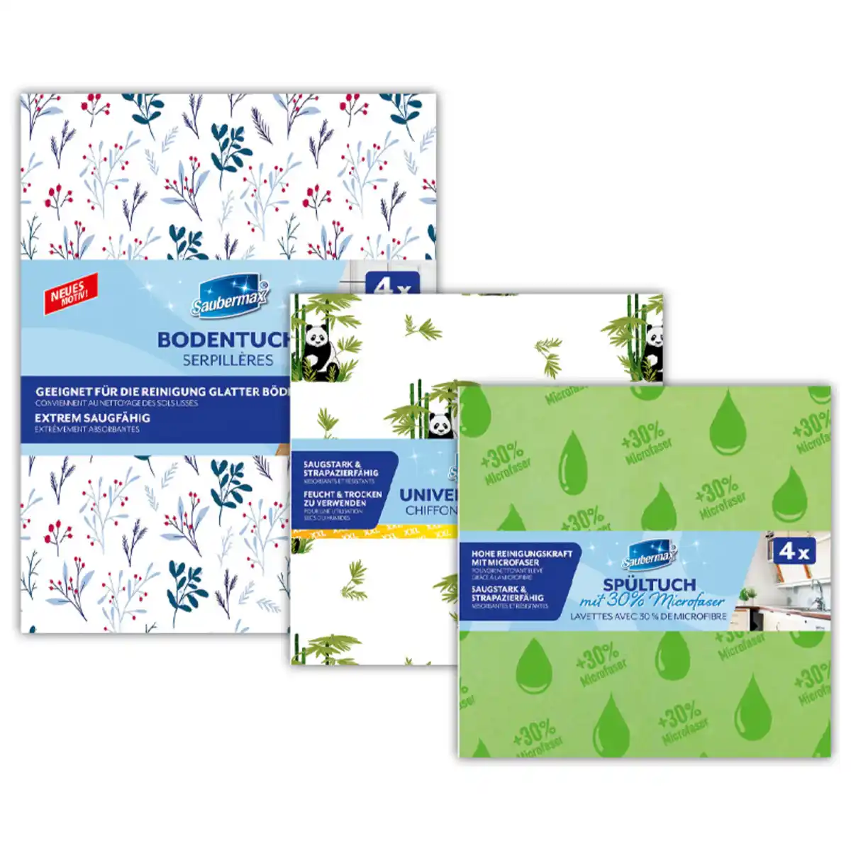 Bild 1 von Saubermax Boden-/ Spül-/ Universaltuch