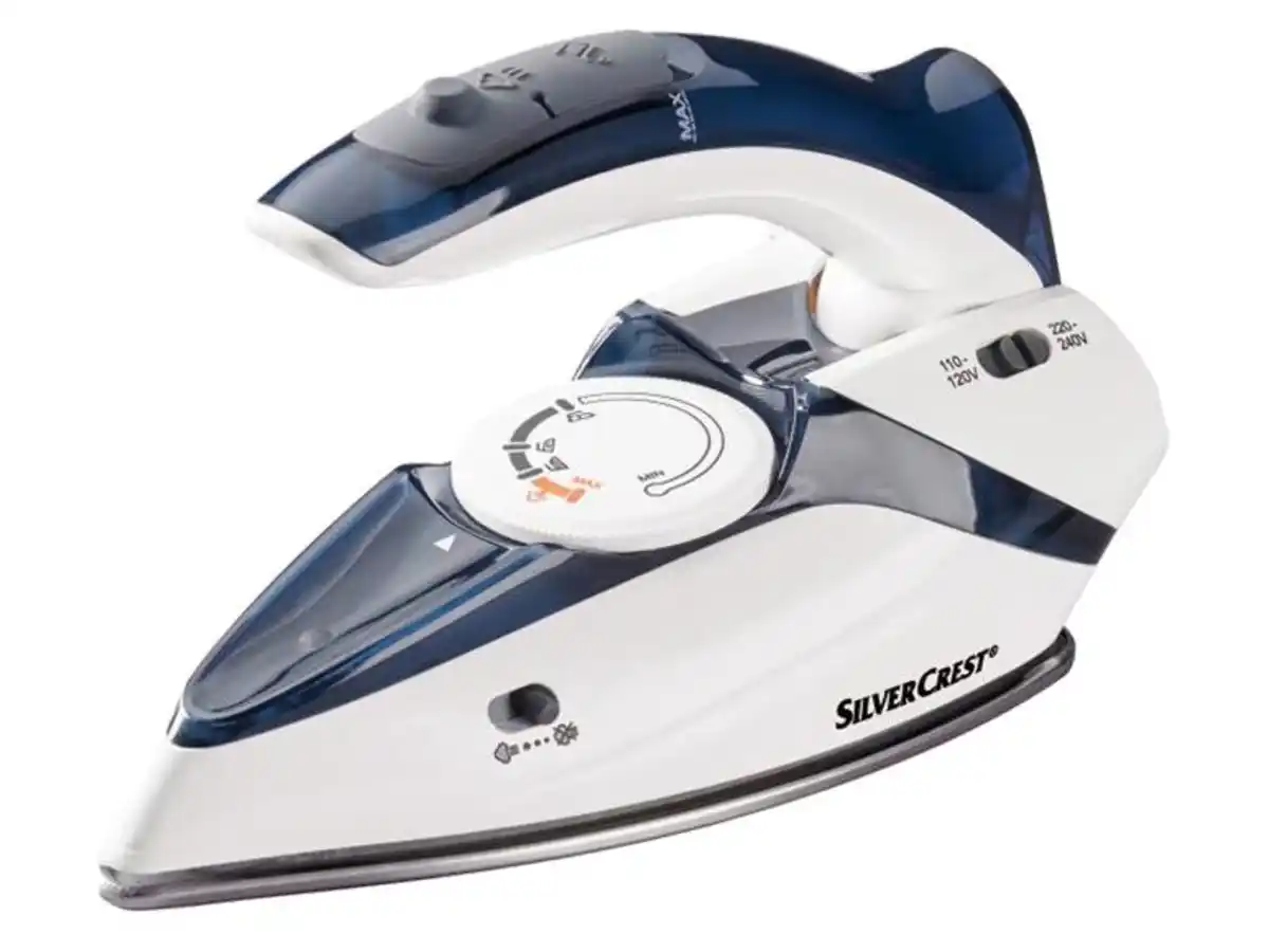 Bild 1 von SILVERCREST® Reise-Dampfbügeleisen mit Klappgriff Dampfbügeleisen, Reise-, mit Klappgriff Reise-Dampfbügeleisen, klappbar