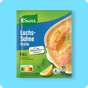 KNORR®  Fix, Lachs-Sahne-Gratin