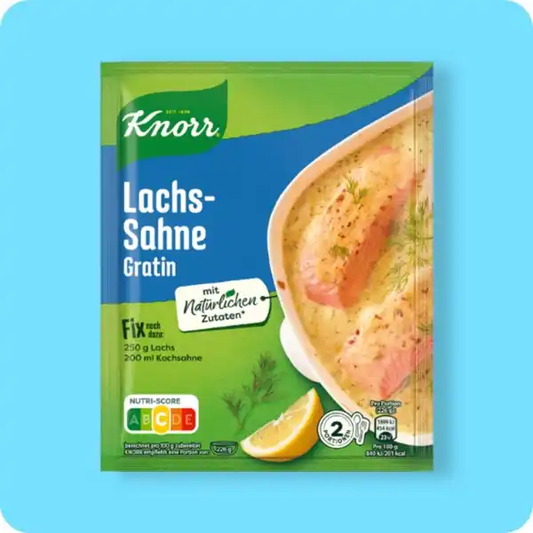 Bild 1 von KNORR®  Fix, Lachs-Sahne-Gratin