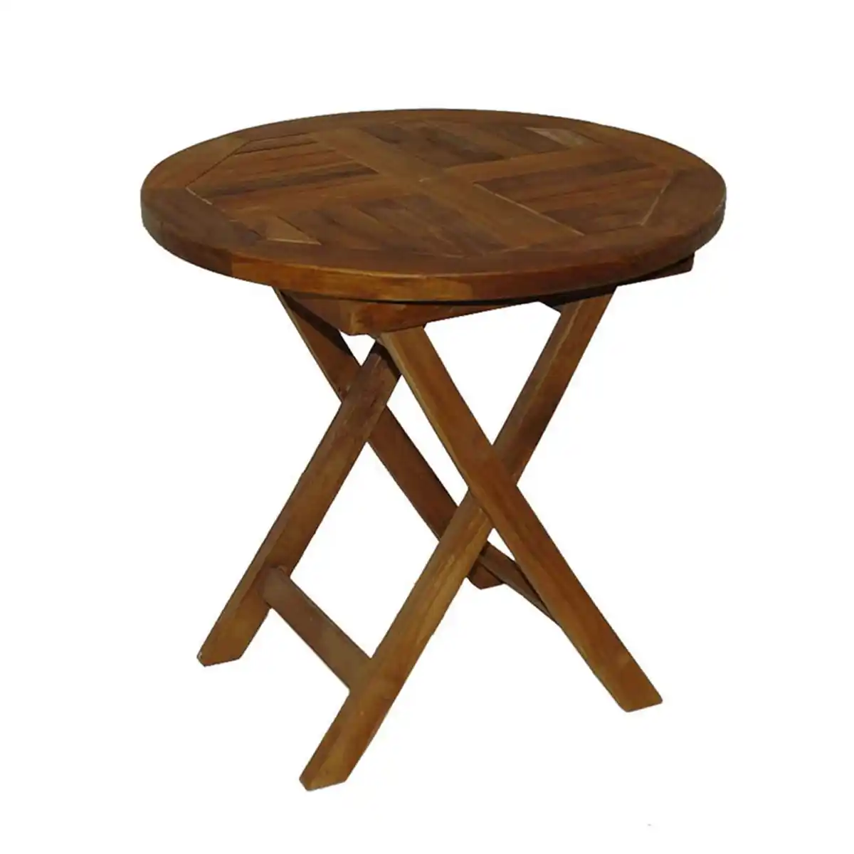 Bild 1 von Klapptisch rund, mini, 50 cm, Teak