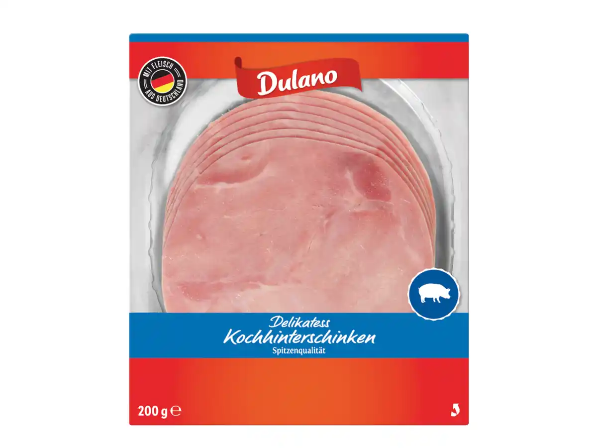 Bild 1 von Dulano Delikatess Kochhinterschinken,  200 g