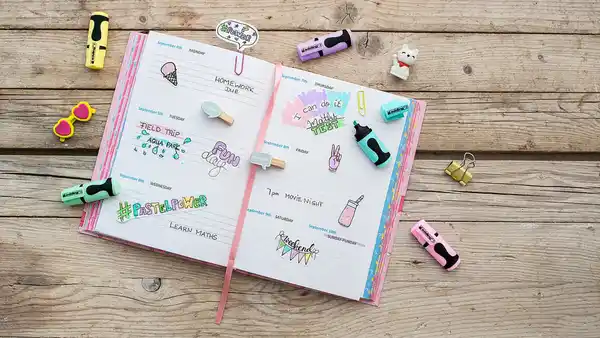 Bild 2 von Edding 5er Set Mini Highlighter Pastel