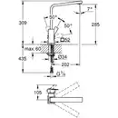 Bild 2 von GROHE Einhand-Spültischbatterie »Sail Cube«, chromfarben