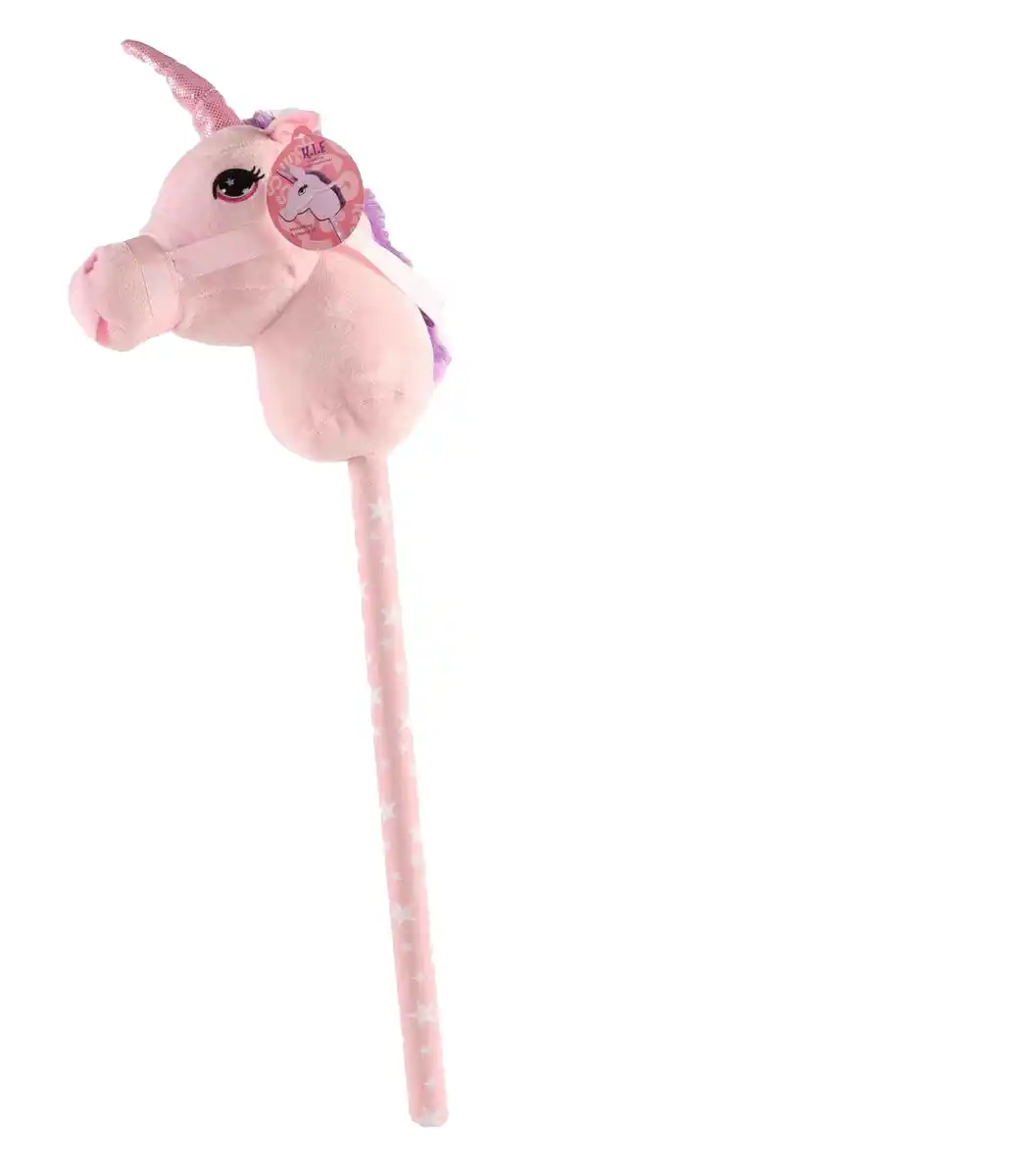 Bild 1 von Steckentier Einhorn/Pferd mit Sound 68cm incl.Batterie Tier: Einhorn