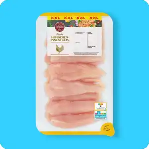 MEINE METZGEREI Hähnchen-Innenfilets, Haltungsform 2: Stall+Platz²