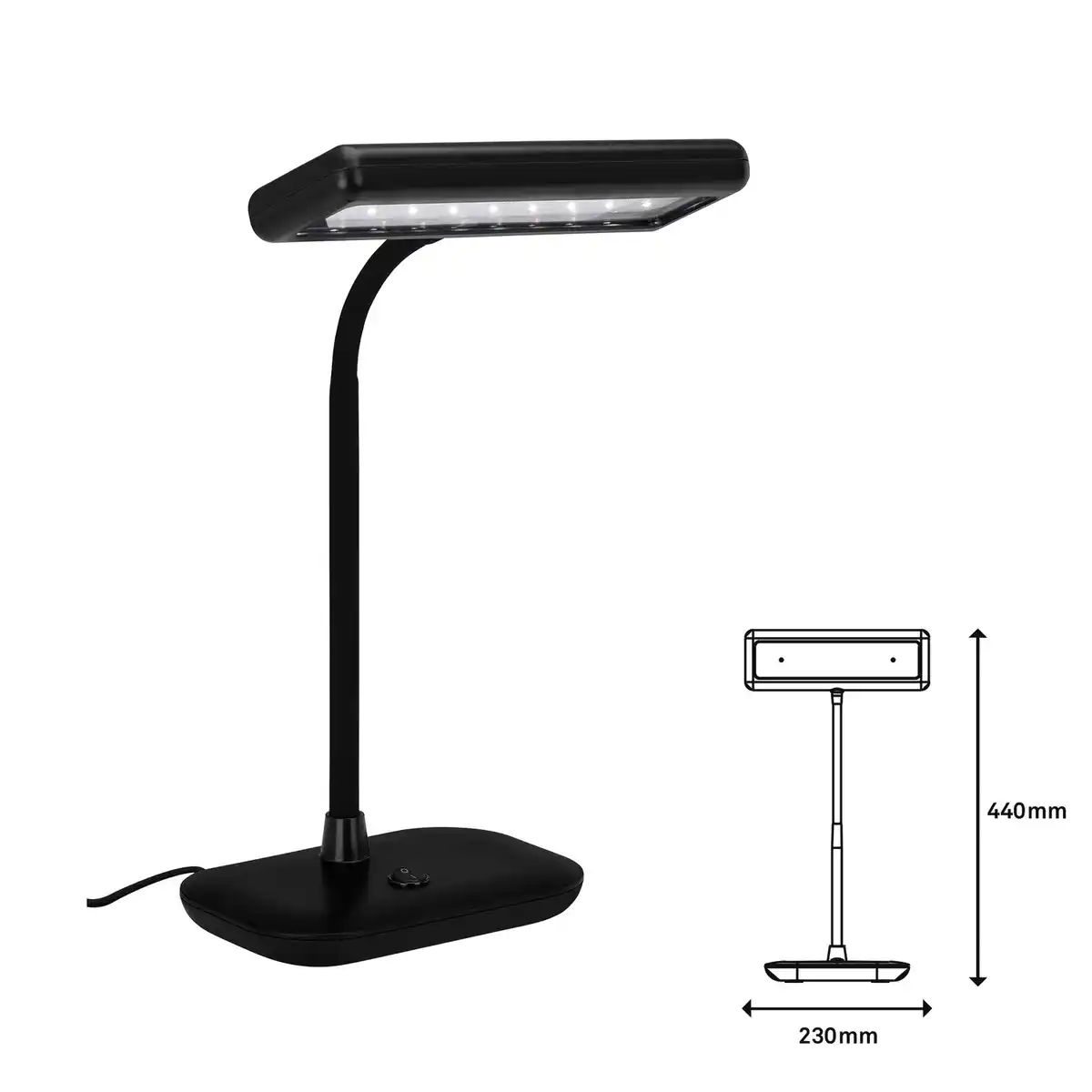 Bild 3 von BRILONER LED-Tageslichtleuchte »DAYLIGHT«, schwarz, Höhe: 44 cm, inkl. Leuchtmittel