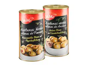 Sol & Mar Grüne Oliven mit Füllung, 410 g