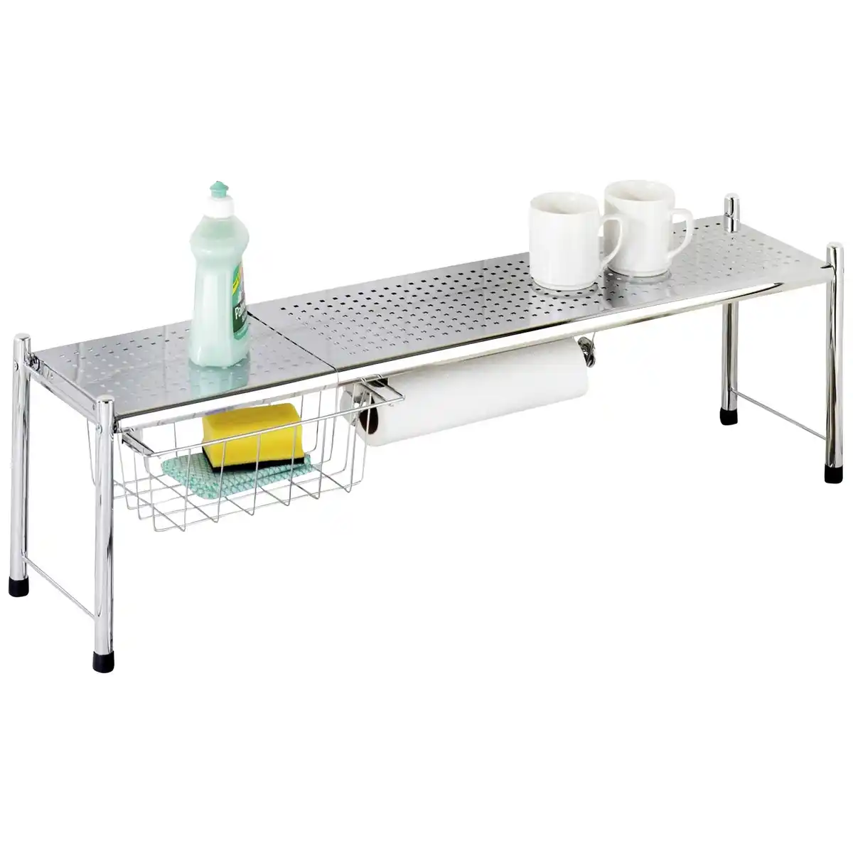 Bild 1 von Spülbeckenregal »EXPANDO«, Metall, chromfarben