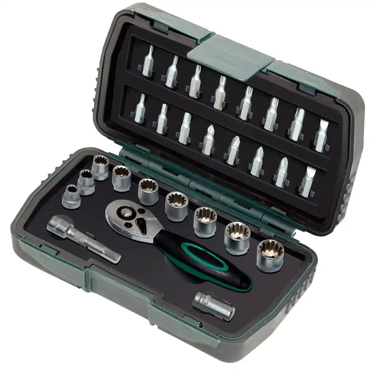Bild 1 von Steckschlüsselsatz, 28-teilig, Gear Lock