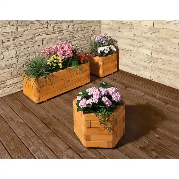 Bild 2 von Mr. GARDENER Blumenkasten, BxH: 40 x 35 cm, pinienfarben, Holz