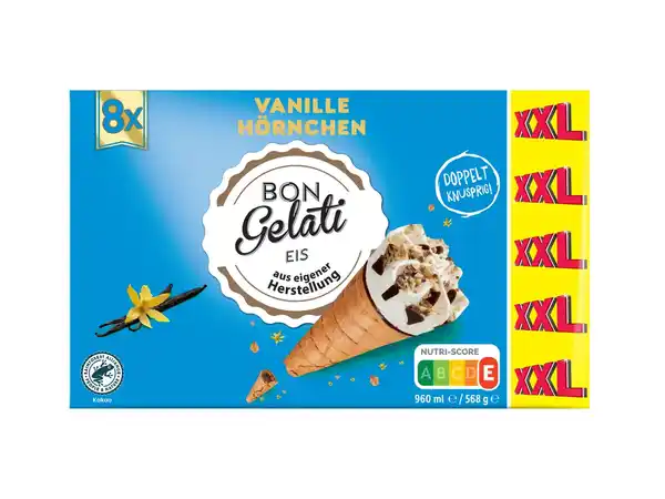 Bild 1 von XXL Bon Gelati Vanille Hörnchen